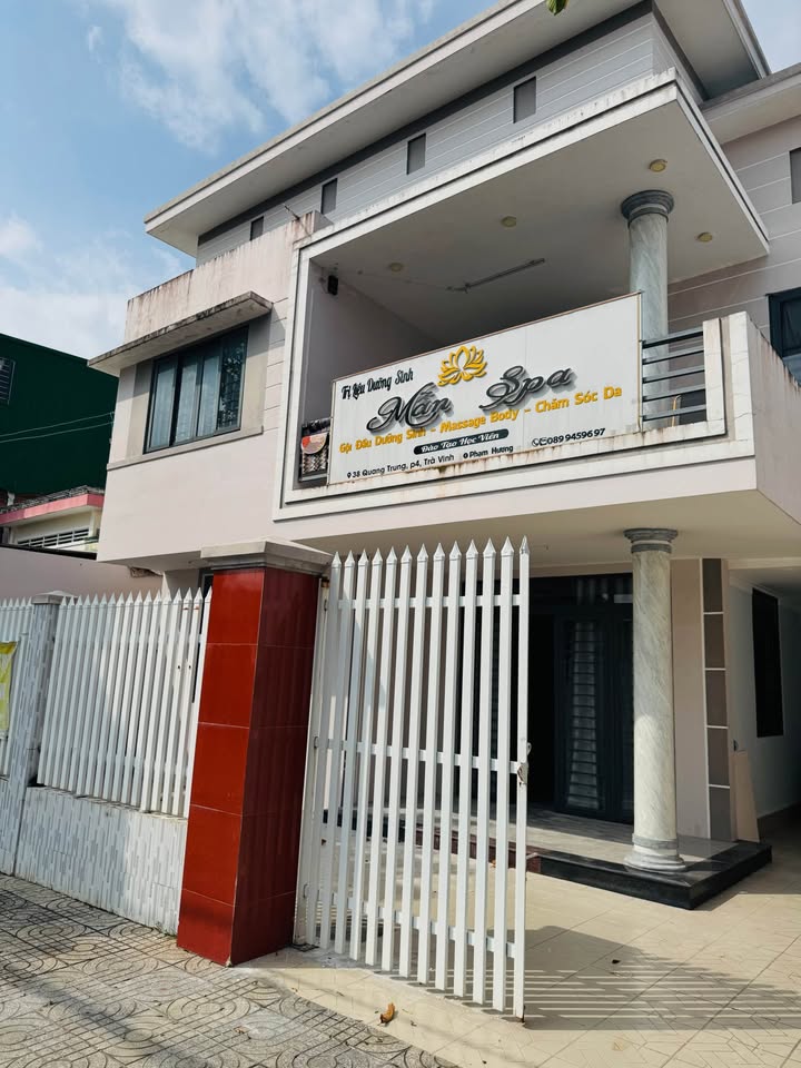 Cho thuê mặt bằng tầng trệt đường Quang Trung, TP Trà Vinh 82.5m² - Phù hợp làm Spa, Nail, Văn phòng