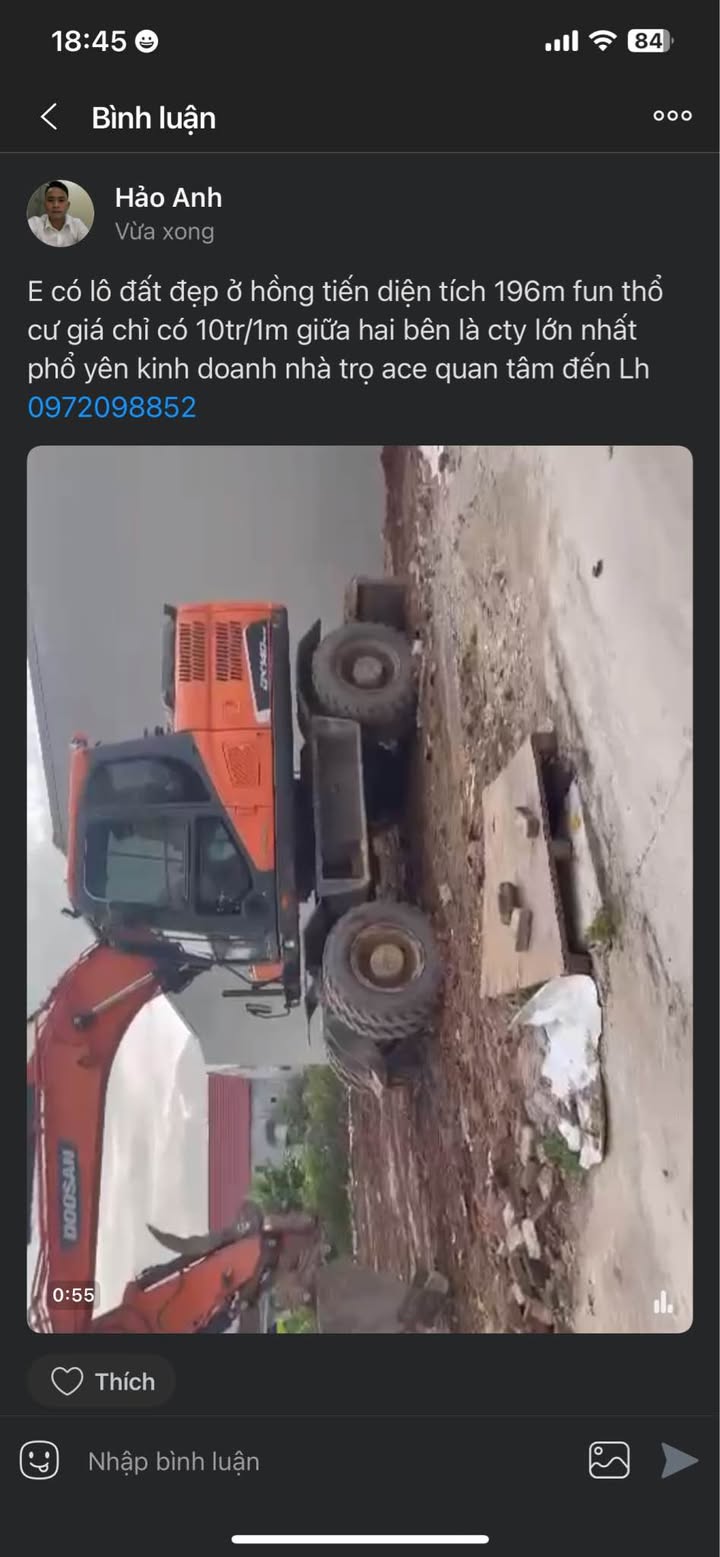 Đất nền Hồng Tiến 196m² giá 1.96 tỷ - Đầu tư sinh lời lý tưởng!