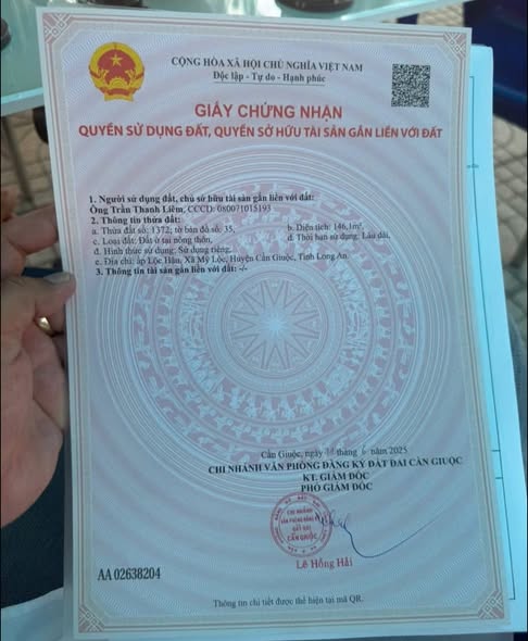 Đất thổ cư mặt tiền đường Chùa Thiên Mụ, xã Mỹ Lộc, 146m² - Sổ hồng riêng, giá 1.28 tỷ!