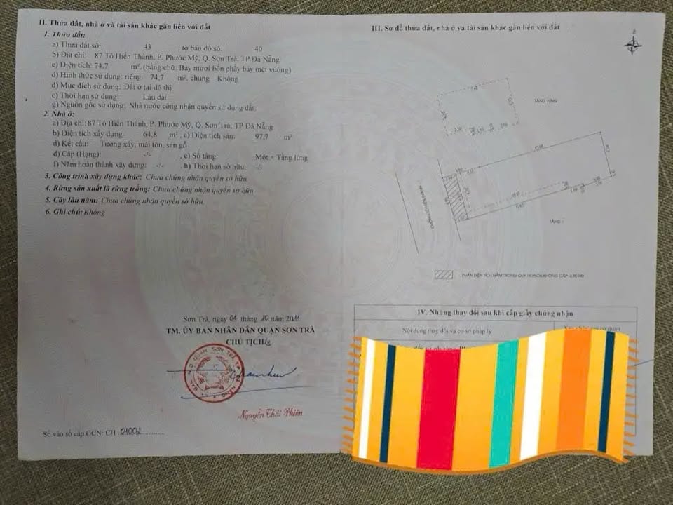 Đất nền đường Tô Hiến Thành, Sơn Trà, 75m² giá 11 tỷ - Đầu tư sinh lời tuyệt vời!