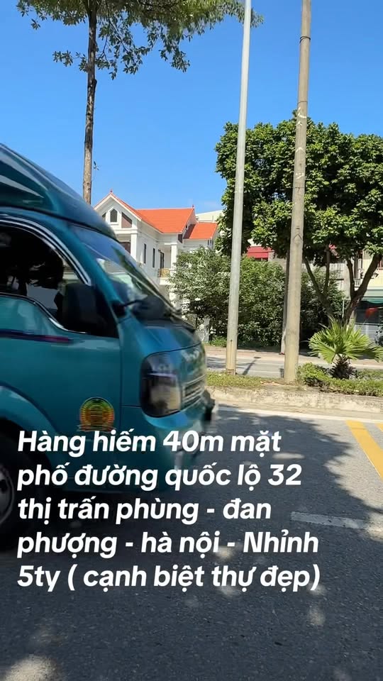 Đất kinh doanh tại thị trấn Phùng, Đan Phượng, 40m² chỉ 5 tỷ - Cơ hội đầu tư tuyệt vời!