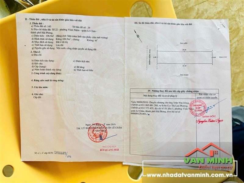 Đất mặt đường Khúc Thừa Dụ, Hải Phòng 106,9m² giá 8,54 tỷ - Sổ đỏ chính chủ