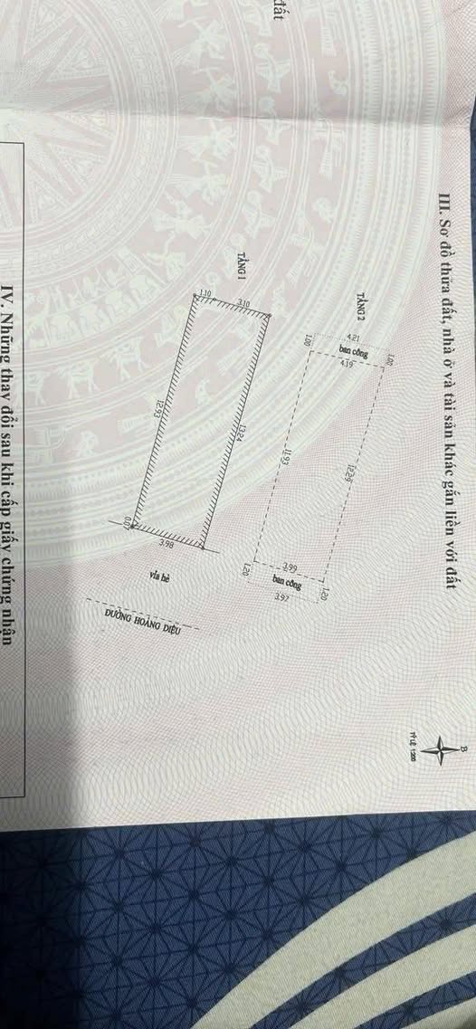 Nhà 2 tầng mặt tiền Hoàng Diệu, Đà Nẵng 54m² giá 10.5 tỷ - Vị trí kinh doanh sầm uất!