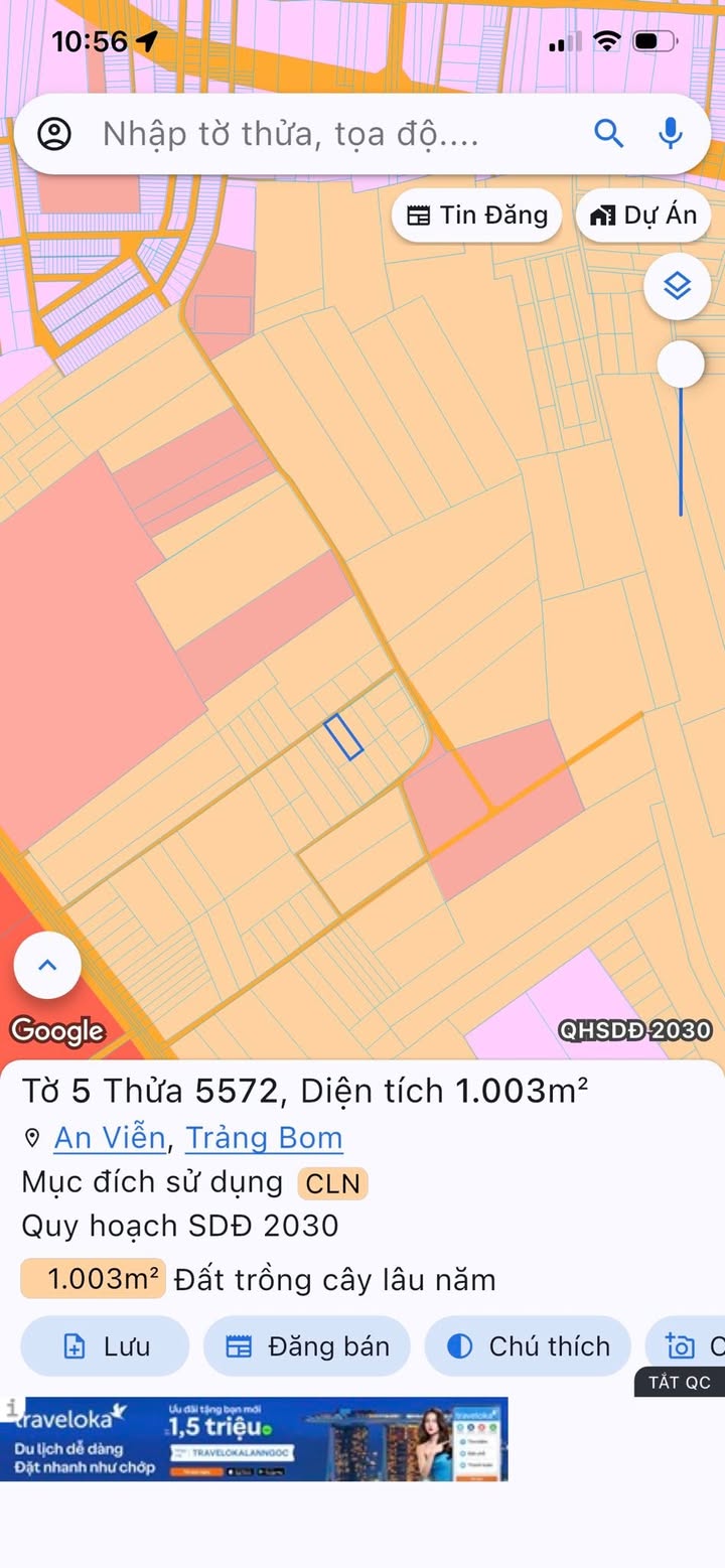 Đất nền Ấp 4 An Viễn 1000m² giá 1.9 tỷ - Sổ riêng chính chủ