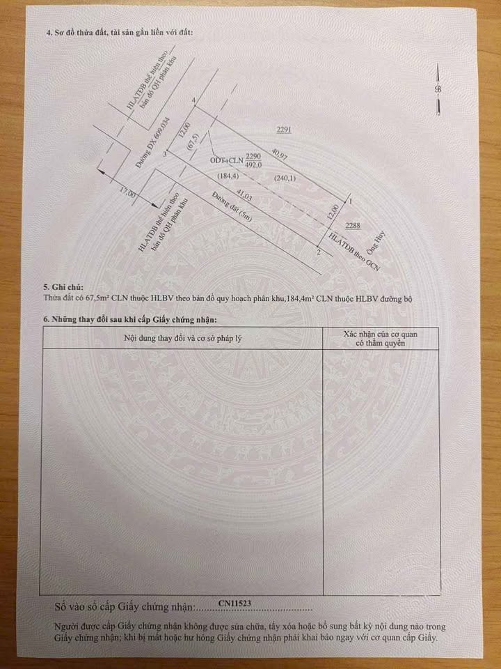 Đất nền Phú An, Bến Cát, 492m² giá 3.8 tỷ - Vị trí kinh doanh thuận lợi!