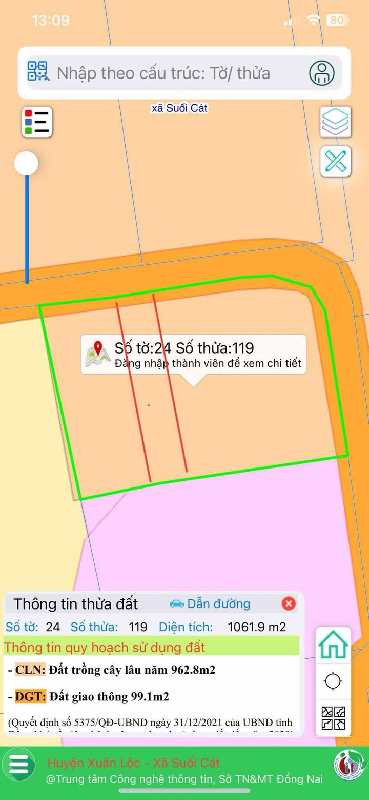 Đất nền Suối Cát Xuân Lộc 140m² giá chỉ 200 triệu - Sổ đỏ chính chủ!