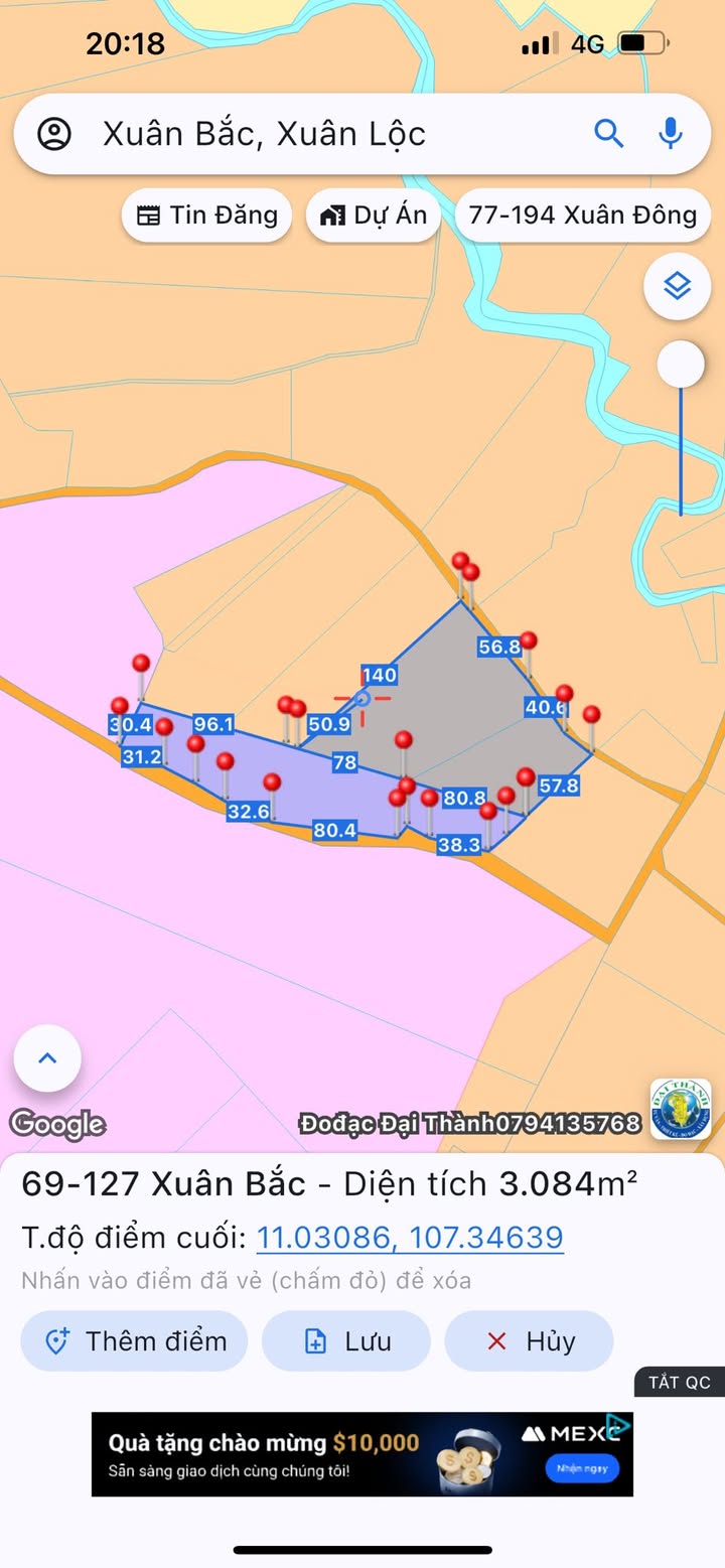 Đất nền đẹp xã Xuân Bắc, huyện Xuân Lộc, 22.000m² - Giá chỉ 7.1 tỷ VND