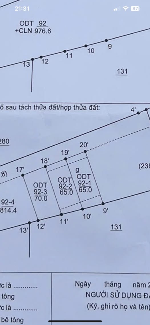 Đất thổ cư Hóa An 67m² giá 1.65 tỷ - Sổ đỏ chính chủ, thuận tiện xây dựng!