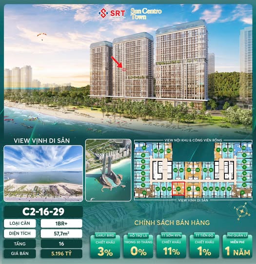 Căn hộ Hạ Long 57m² giá thỏa thuận - View Vịnh Hạ Long trực diện!