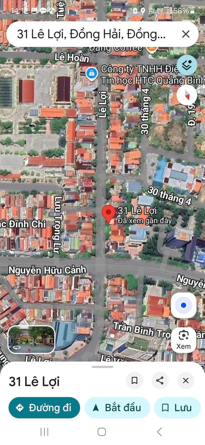 Nhà mặt tiền kinh doanh Lê Lợi, Đồng Hới 145m² giá 9 tỷ - Cơ hội đầu tư hấp dẫn!