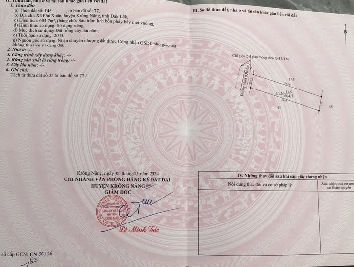 Đất nền Phú Xuân Krông Năng 588m² giá 5.775 tỷ - Sổ đỏ chính chủ, đầu tư sinh lời!