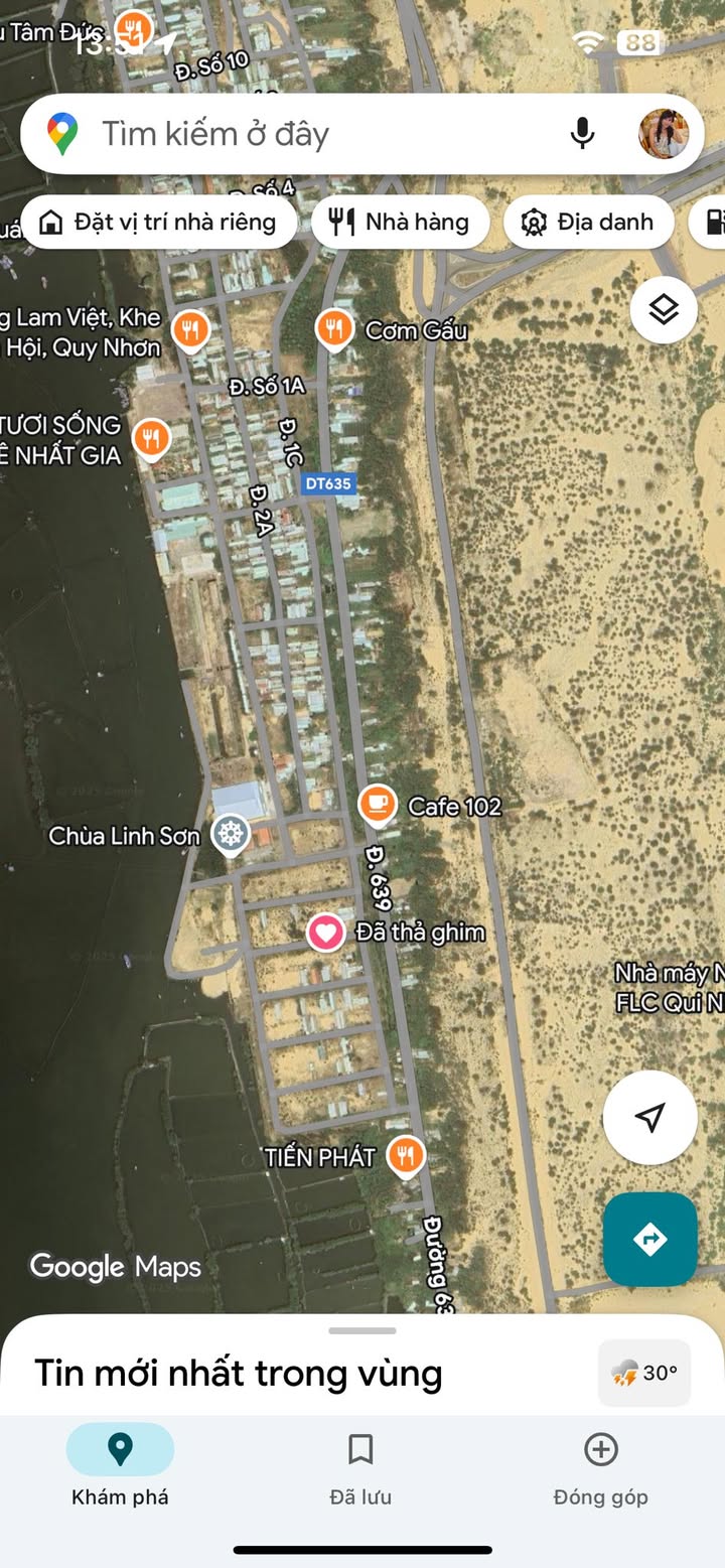 Đất Khe Đá Nhơn Hội 100m² giá 1.3 tỷ - Cơ hội đầu tư hấp dẫn!