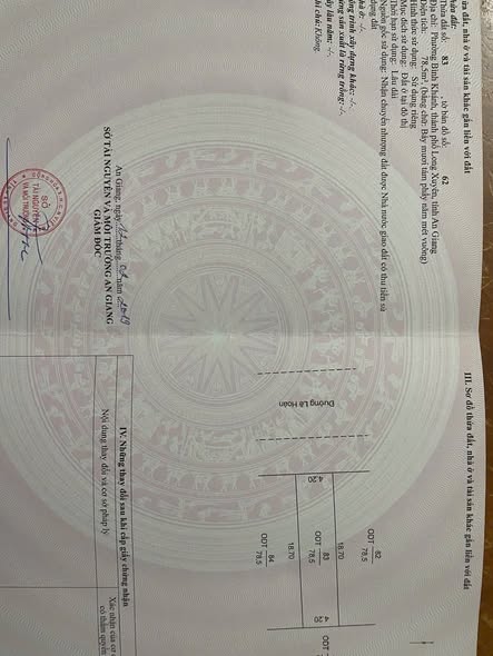 Đất nền đường Lê Hoàn, phường Bình Khánh - 78.5m² chỉ 1.65 tỷ - Cơ hội đầu tư tuyệt vời!