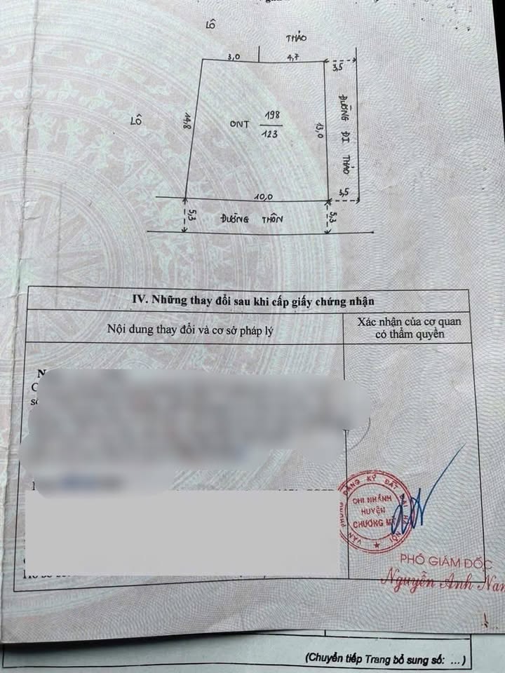 Đất nền Phú Nghĩa, Chương Mỹ 123m² giá chỉ 2x triệu - Vị trí đắc địa, ô tô vào tận nơi!