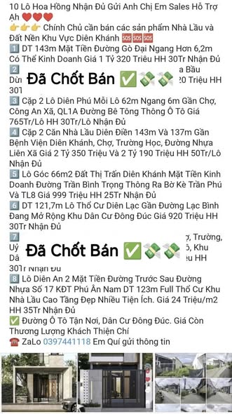 Đất nền Diên Lạc 153m² giá thỏa thuận - Sổ đỏ chính chủ, vị trí trung tâm!