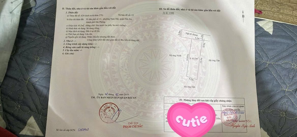 Đất nền Nam Hải, Hải An 63m² giá 1.772 tỷ - Sổ đỏ chính chủ, thuận tiện kinh doanh!