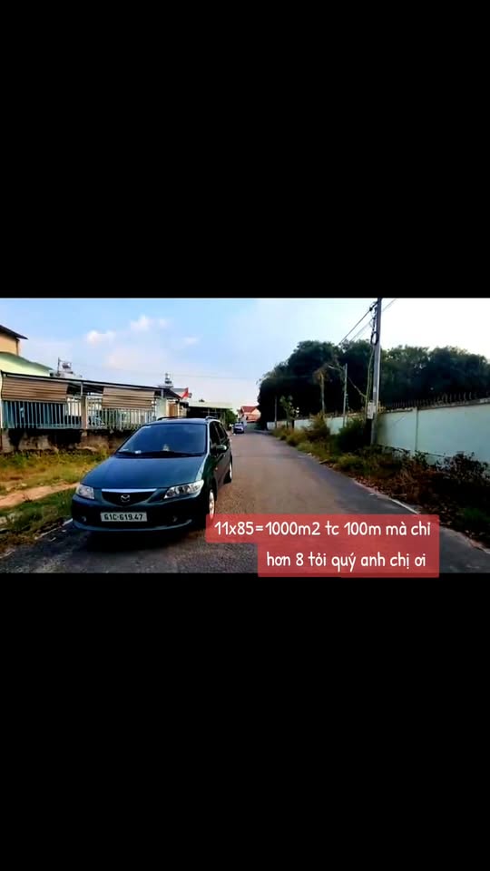 Đất mặt tiền ĐX 71 Định Hòa 1000m² giá 8.5 tỷ - Vị trí đẹp, sổ hồng chính chủ!