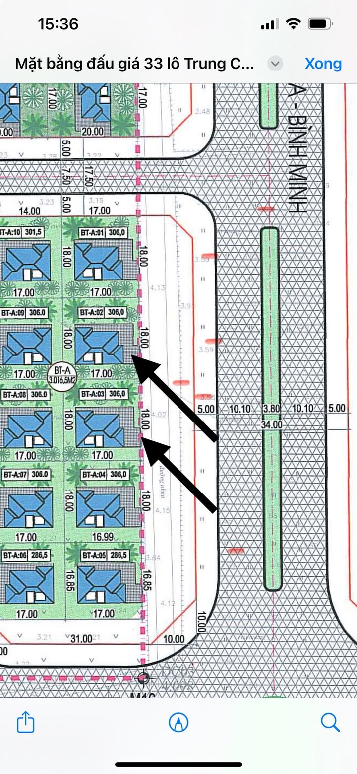 Đất liền kề Biệt Thự Hải Hòa 612m² - Bám trục đường Bắc Nam, sổ đỏ chính chủ!