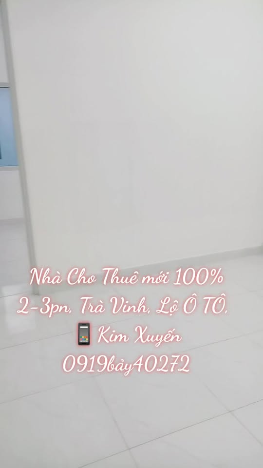 Nhà cho thuê phường 4, Trà Vinh 2PN giá 4 triệu - Phù hợp cho gia đình!