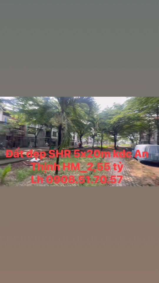 Lô đất KDC An Thịnh Bà Điểm 100m² giá 2.28 tỷ - Chính chủ bán gấp!