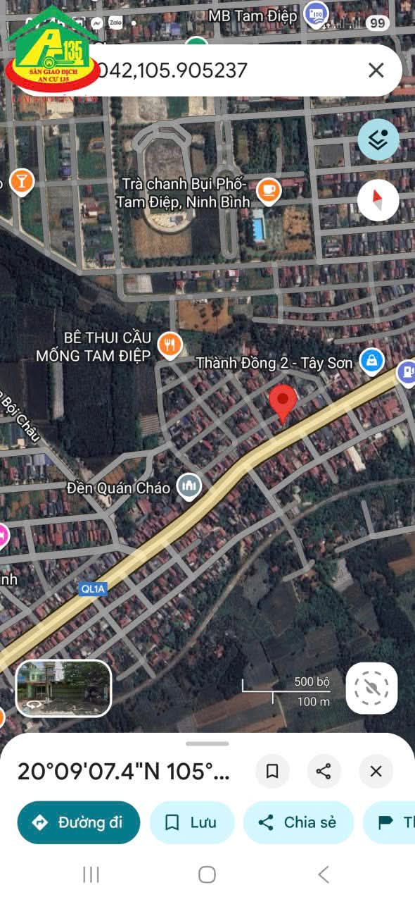 Đất nền Quốc Lộ 1A Tam Điệp 181.5m² giá 3 tỷ - Kinh doanh đắc địa!