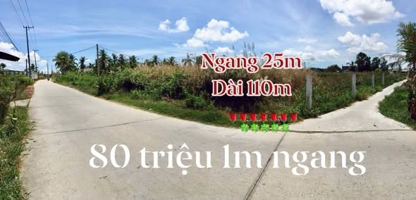 Đất nền An Thạnh Mỏ Cày Nam 2434m² giá 194.72 triệu - Cơ hội đầu tư tuyệt vời!