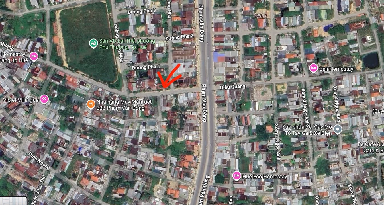 Cho thuê mặt bằng 2 mặt tiền đường Diệu Quang - 162m² chỉ 8.5 triệu/tháng!