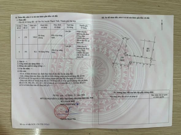 Đất nền 82m² Tân Xã, Thạch Thất giá 3 tỷ - Sổ đỏ chính chủ, đầu tư sinh lời!