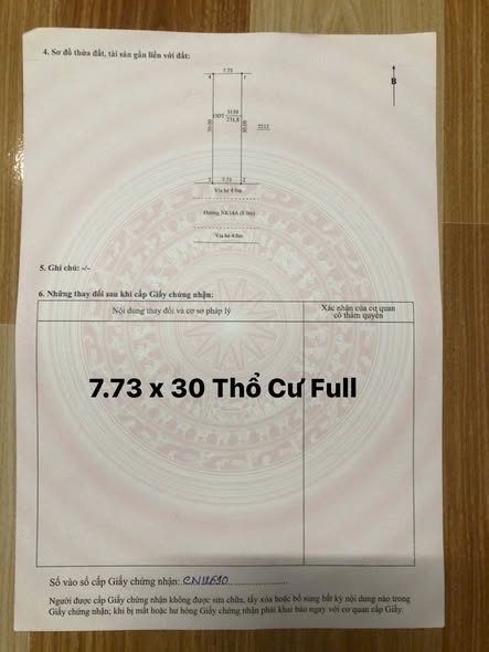 Đất nền khu vực Quốc Lộ 13, Thới Hòa, Bến Cát - Diện tích 231.93m² giá 2.5 tỷ - Đầu tư sinh lời ngay!