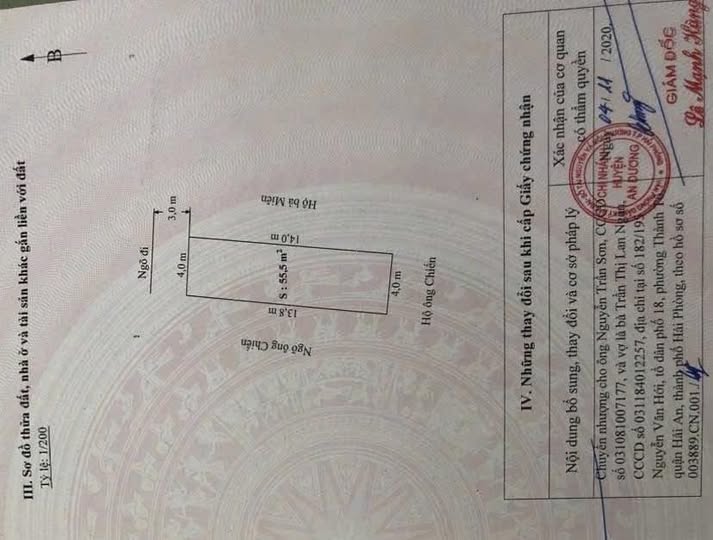 Đất nền lô góc 55m² tại Vĩnh Khê, An Dương - Hướng Bắc, Giá 2.07 tỷ!