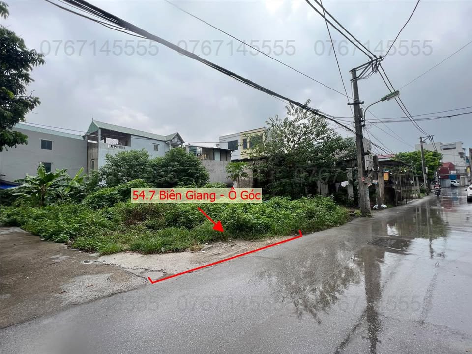 Đất mặt tiền đường Biên Giang 54.7m² giá 6 tỷ - Đầu tư sinh lời ngay!
