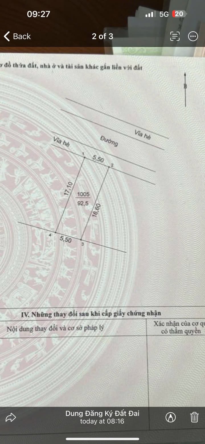 Đất nền Văn Phú, Thường Tín 92m² giá chỉ 8 triệu/m² - Cơ hội đầu tư lý tưởng!