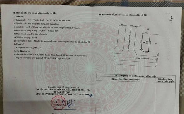 Đất nền Tống Sơn, Hà Trung 175m² giá 1 tỷ - Cơ hội đầu tư tuyệt vời!