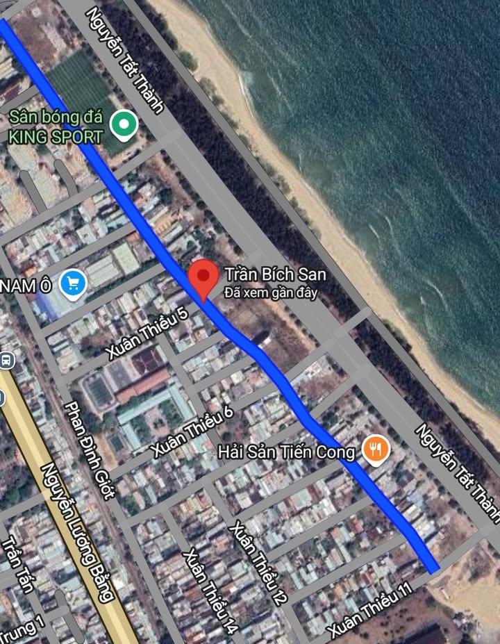 Đất mặt tiền Trần Bích San, Đà Nẵng 247m² - Cơ hội đầu tư hấp dẫn!