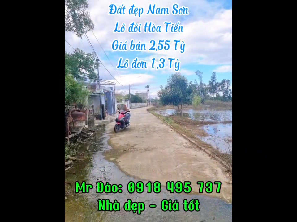 Đất nền đẹp Nam Sơn - Hòa Tiến 120m² giá 2.55 tỷ - Đầu tư sinh lời hiệu quả!