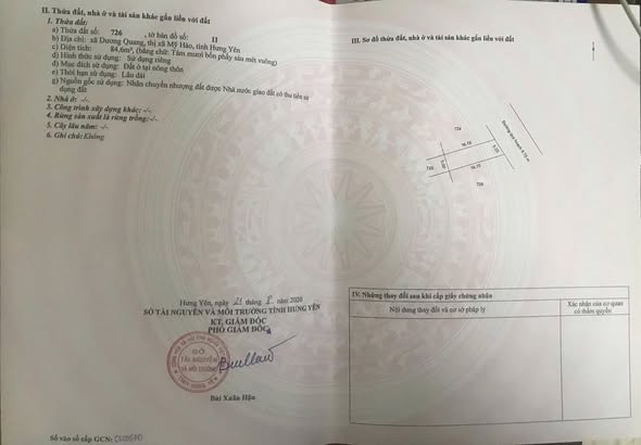 Đất nền Dương Quang, Mỹ Hào 84m² giá 3 tỷ - Cơ hội đầu tư hấp dẫn!