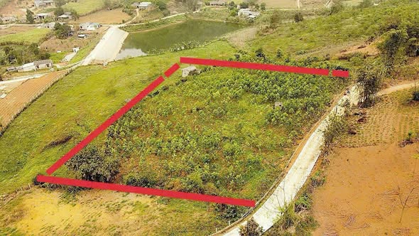 Đất thổ cư 3000m² tại Hợp Phong, Cao Phong, Hòa Bình - Vị trí đẹp, view hồ thoáng mát!