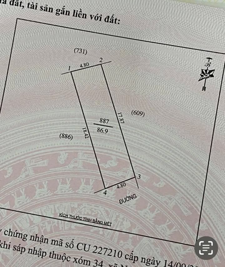 Đất Nền Nghi Kim Vinh 86.9m² giá 2 tỷ - Dân cư hiền hòa, gần trung tâm!