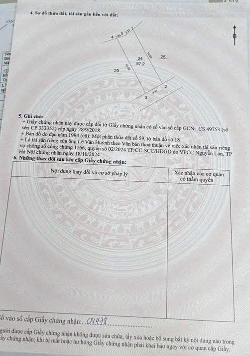 Bán đất Thượng Cát 57m² giá 6.849 tỷ - Ô tô vào nhà, sổ đỏ chính chủ!