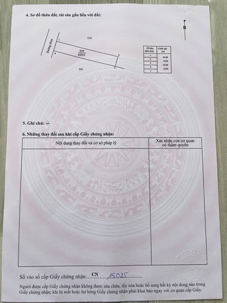 Đất nền mặt tiền Quốc lộ 56c Nghĩa Thành, Châu Đức 620m² - Cơ hội đầu tư tuyệt vời!