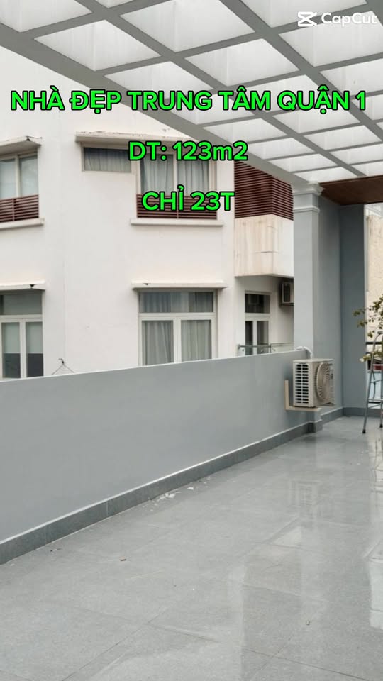 Nhà phố Châu Âu Tôn Thất Tùng, Q1 – 123m² – 23 tỷ - Cơ hội đầu tư hiếm có!