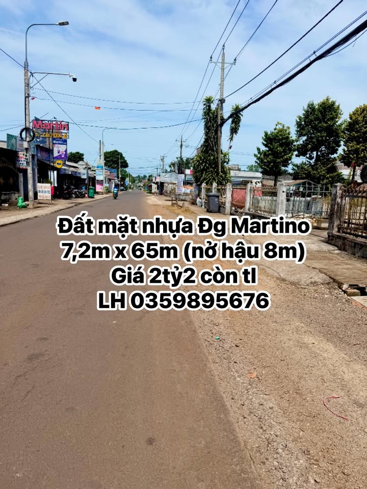 Đất mặt tiền đường Martino, xã Gia Kiệm 485m² giá 2.2 tỷ - Sổ hồng chính chủ, thuận tiện kinh doanh!