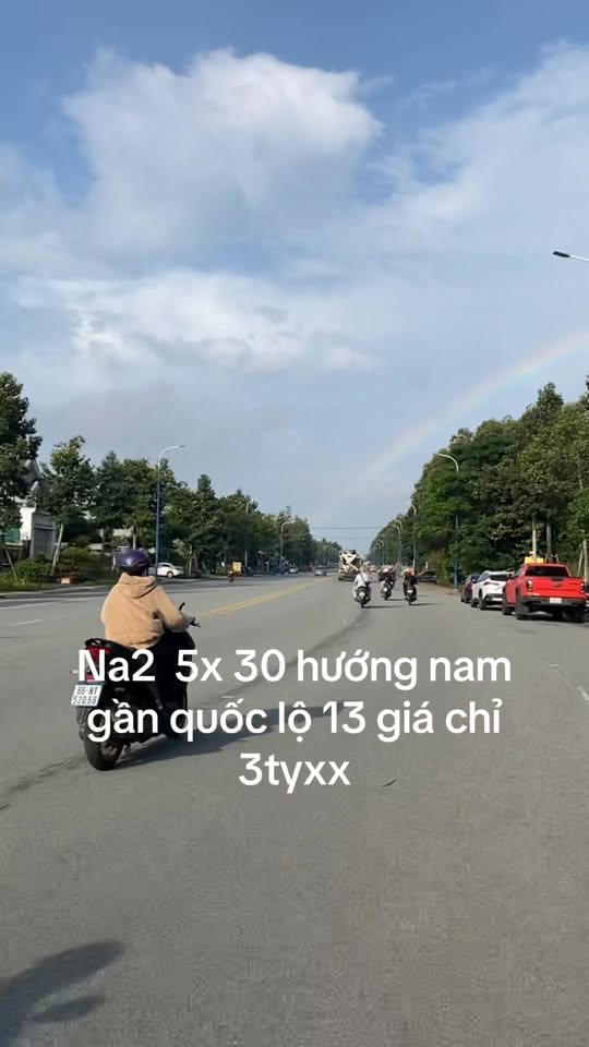 Đất nền 150m² đường NA2, Bến Cát, Bình Dương - Giá chỉ 3 tỷ!