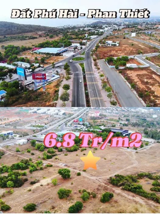 Bán lô đất Phú Hải, Phan Thiết 1500m² giá chỉ 6.8 triệu/m² - Cơ hội đầu tư sinh lời hấp dẫn!