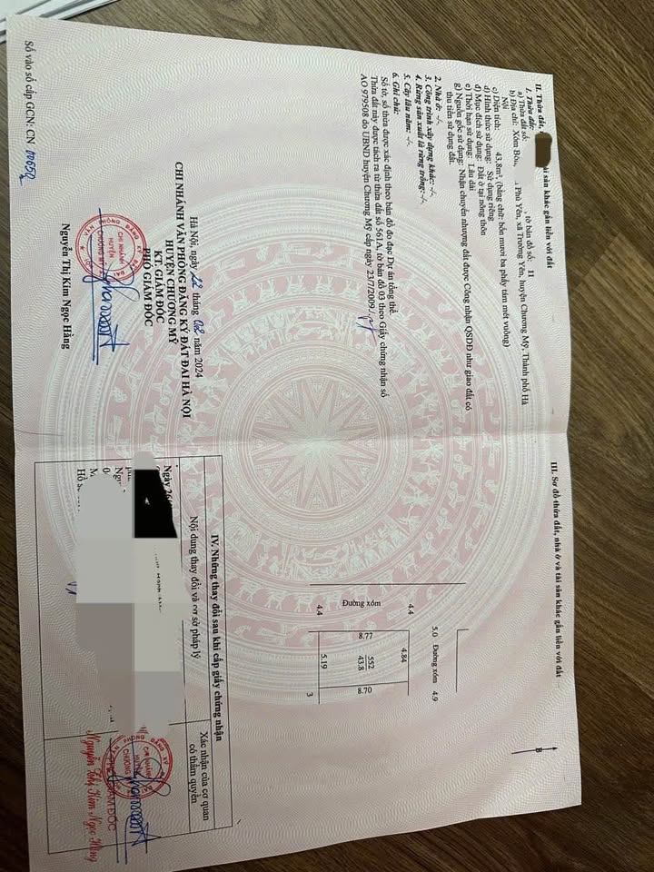 Đất nền lô góc 43m² tại Trường Yên, Chương Mỹ - Giá thỏa thuận hấp dẫn!