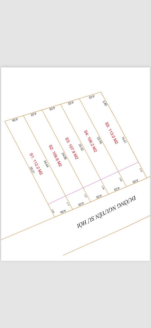 Bán đất Mặt Đường Sư Hồi - Phường Vinh Hưng 109.6m² giá 3.25 tỷ - Vị trí trung tâm đắc địa!