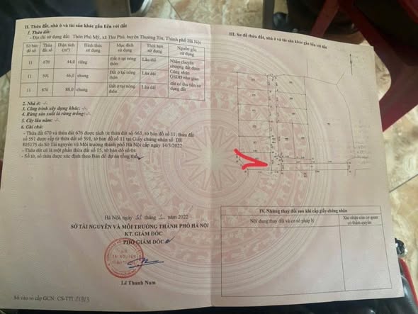 Đất nền Thư Phú - Thường Tín 44m² giá 1.5 tỷ - Cơ hội vàng đầu tư!