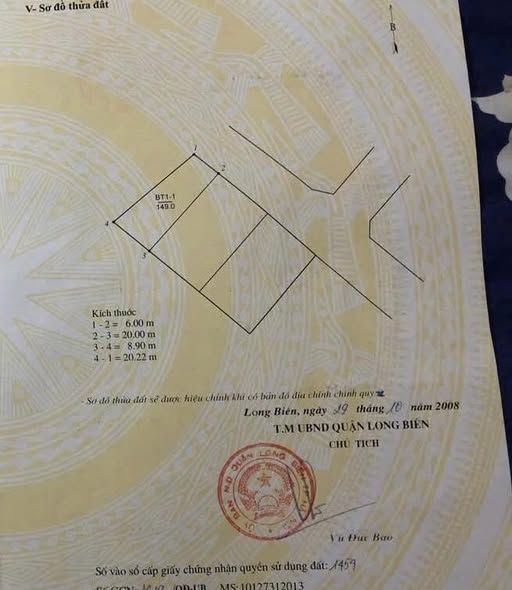 Đất Thượng Thanh Long Biên 40m² - Mặt tiền 3 mặt thoáng, giá đầu tư hấp dẫn!