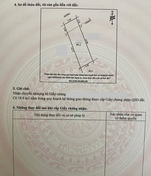 Đất Nghi Đức Vinh 99.2m² giá tốt - Sổ đỏ chính chủ, pháp lý rõ ràng!