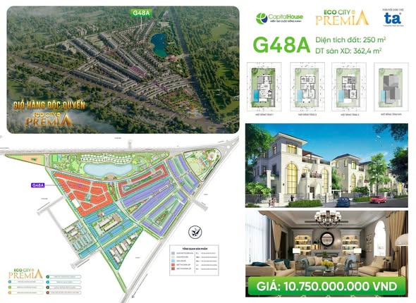 Biệt thự đơn lập Ecocity Premia Buôn Ma Thuột 100m² giá 8.7 tỷ - Cơ hội vàng đầu tư!